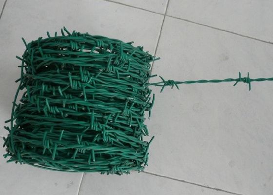 Porcellana Protezione verde della bobina del rotolo del filo spinato di sicurezza per la frontiera dell'erba fornitore