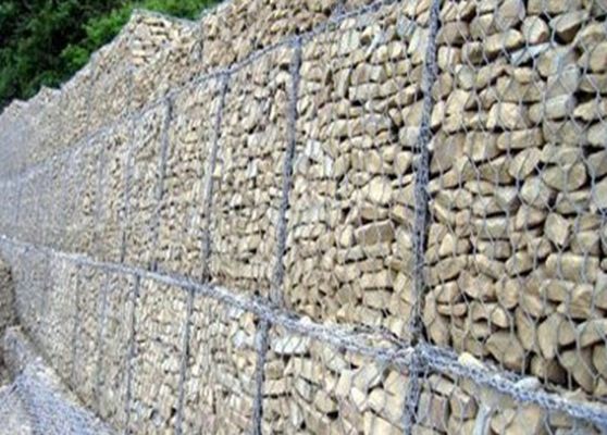 Porcellana Canestri esterni del gabbione della roccia della costruzione per i muri di sostegno della roccia fornitore